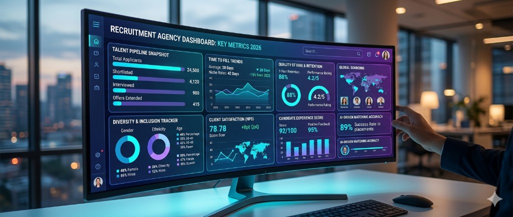 Recruitment Agency Dashboard: What Metrics Should You Be Tracking in 2026?