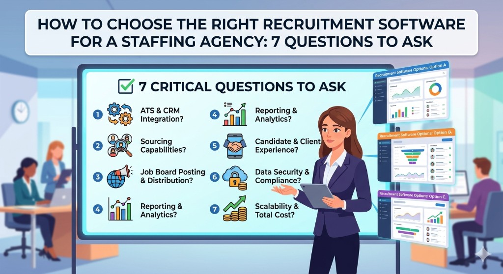 How to Choose the Right Recruitment Software for a Staffing Agency: 7 Questions to Ask